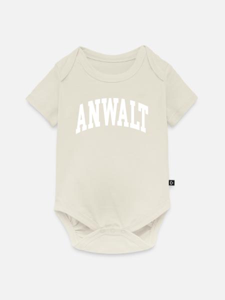 Anwalt - Baby Premium Kurzarmbody - Naturweiß