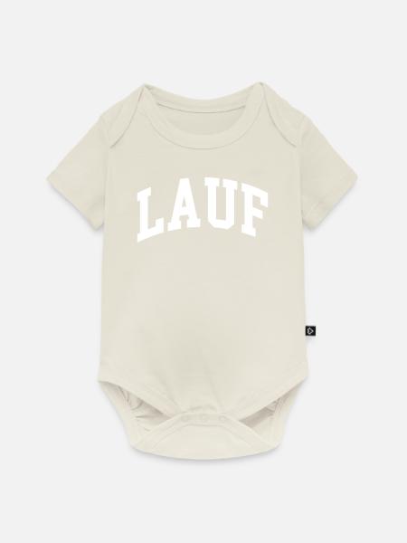 Lauf - Baby Premium Kurzarmbody - Naturweiß