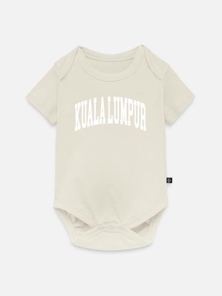 Kuala Lumpur - Baby Premium Kurzarmbody - Naturweiß
