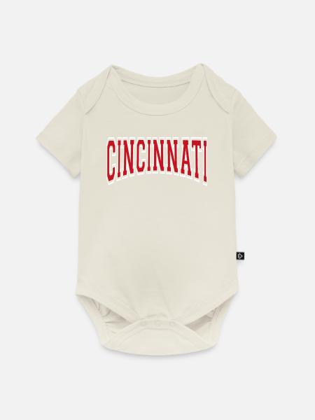 Cincinnati - Baby Premium Kurzarmbody - Naturweiß