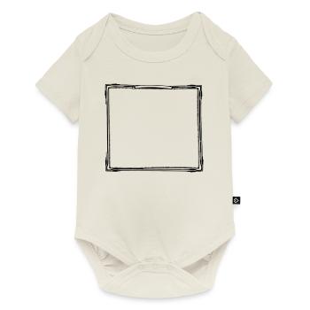 2577109 Rahmen - Baby Premium Kurzarmbody - Naturweiß - Vorne