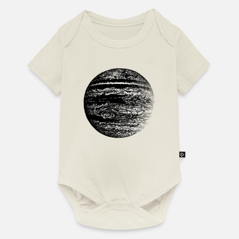 Jupiter - Body à manches courtes Premium Bébé - blanc cassé
