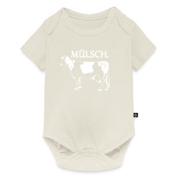 Mülsch 1 - Baby Premium Kurzarmbody - Naturweiß - Vorne