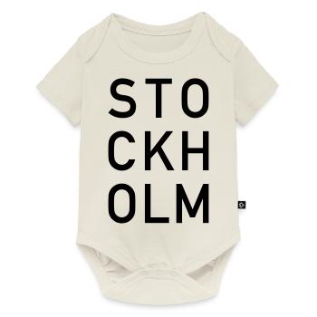 Stockholm - Baby Premium Kurzarmbody - Naturweiß - Vorne