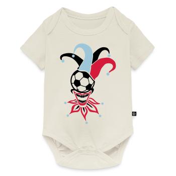 football joker ballon sport - Body à manches courtes Premium Bébé - blanc cassé - Devant