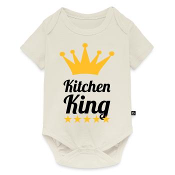 Kitchen King - Baby Premium short-sleeve bodysuit - off white - Front