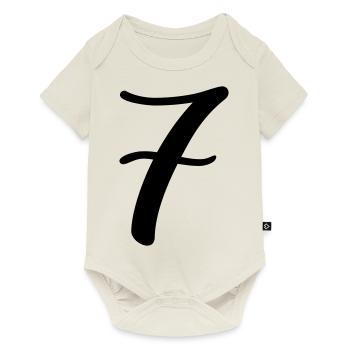 7 - Baby Premium short-sleeve bodysuit - off white - Front