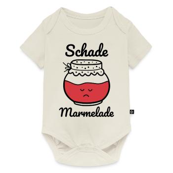 Schade Marmelade - Baby Premium Kurzarmbody - Naturweiß - Vorne