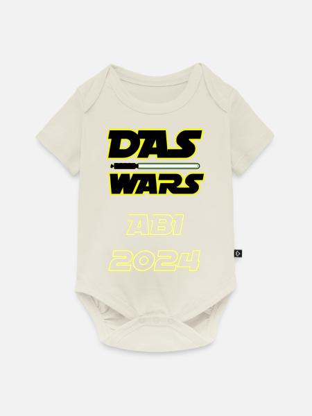 Abitur 2024 - Baby Premium Kurzarmbody - Naturweiß
