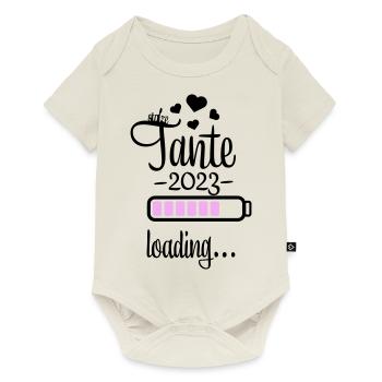 tante 2023 2f 19 - Baby Premium Kurzarmbody - Naturweiß - Vorne