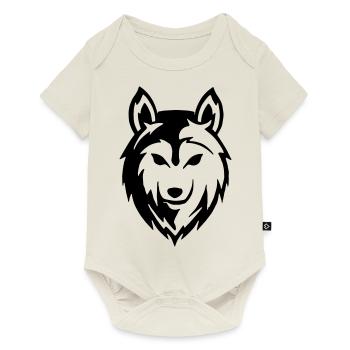 The wolf - Baby Premium short-sleeve bodysuit - off white - Front