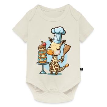 Tall Order Cooking - Baby Premium short-sleeve bodysuit - off white - Front