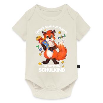 Dieser Schlaue Fuchs ist jetzt ein Schulkind - Baby Premium Kurzarmbody - Naturweiß - Vorne