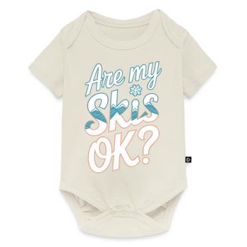 Are My Skis Ok 12 - Baby Premium Kurzarmbody - Naturweiß - Vorne