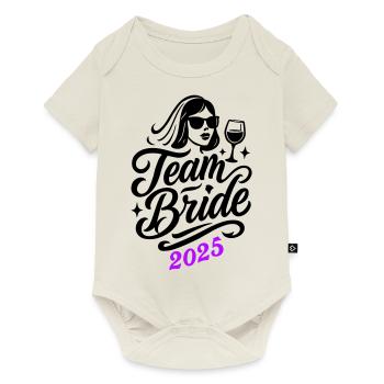 L’équipe Bride 2025 - Body à manches courtes Premium Bébé - blanc cassé - Devant