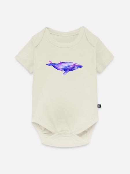 Traumwal - Baby Premium Kurzarmbody - Naturweiß