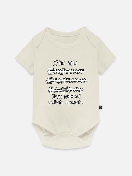 Ingenieur Mathe - Baby Premium Kurzarmbody - Naturweiß