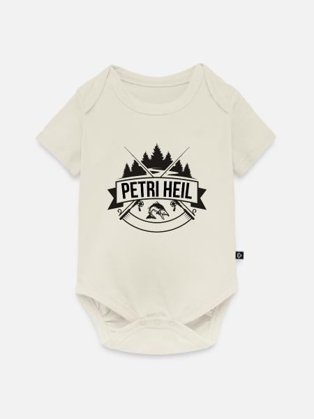 PETRI HEIL - Baby Premium Kurzarmbody - Naturweiß