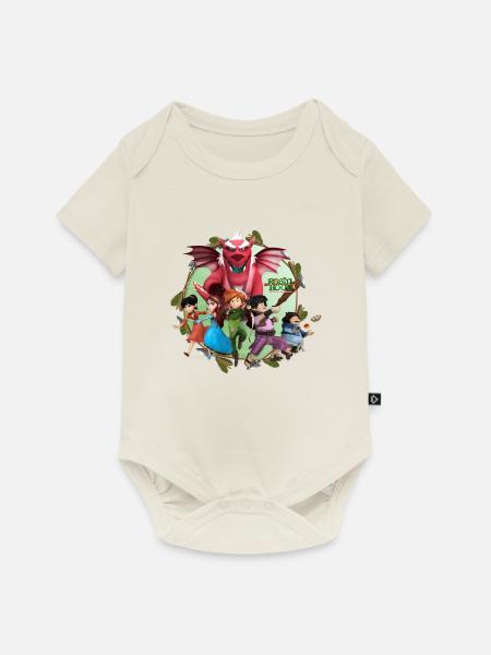Robin Hood Schlitzohr von Sherwood Gruppe - Baby Premium Kurzarmbody - Naturweiß