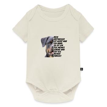 Familie - Baby Premium Kurzarmbody - Naturweiß - Vorne