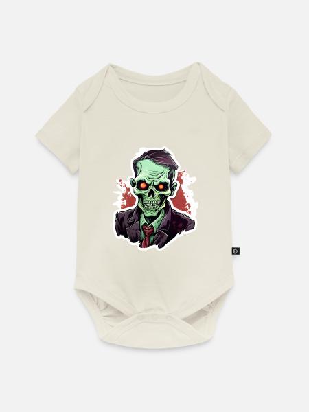 Halloween Zombie - Baby Premium Kurzarmbody - Naturweiß