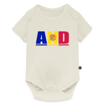 Andorra Graphic - Baby Premium short-sleeve bodysuit - off white - Front