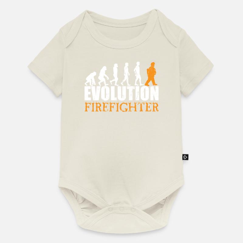 Firefighter Evolution - Baby Premium Kurzarmbody - Naturweiß