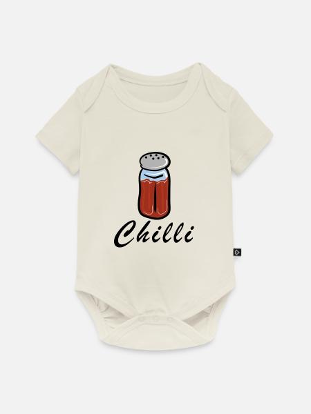 Chilli shaker - Baby Premium Kurzarmbody - Naturweiß