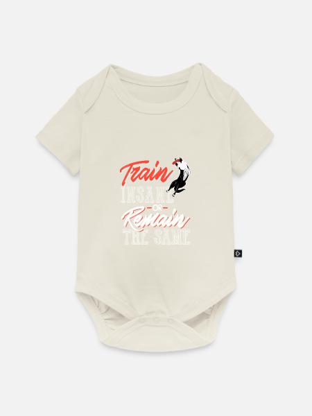 Border Collie - Baby Premium Kurzarmbody - Naturweiß