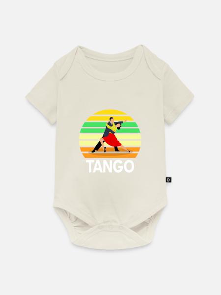 Tango-Tanz - Baby Premium Kurzarmbody - Naturweiß