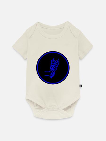 Spieß grill Icon - Baby Premium Kurzarmbody - Naturweiß