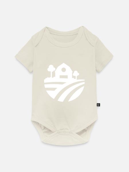 Farm Ernte icon - Baby Premium Kurzarmbody - Naturweiß