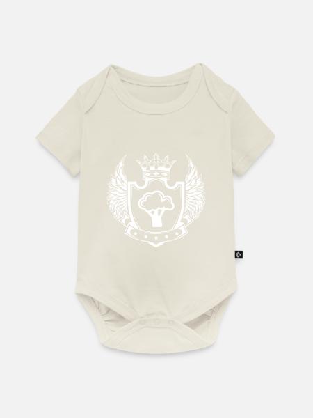 Brokkoli Gemüse - Baby Premium Kurzarmbody - Naturweiß