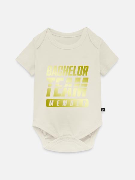 Bachelor Team - Baby Premium Kurzarmbody - Naturweiß