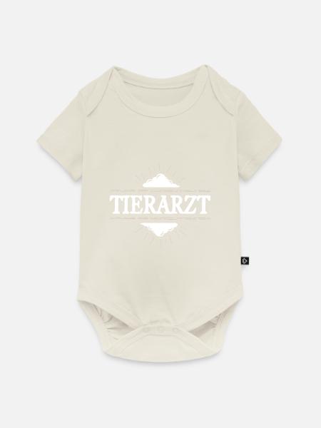 Tierarzt Beruf - Baby Premium Kurzarmbody - Naturweiß