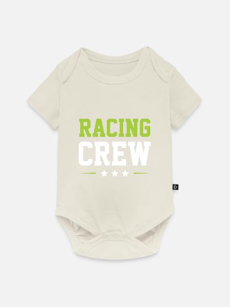 Racing Crew - Baby Premium Kurzarmbody - Naturweiß