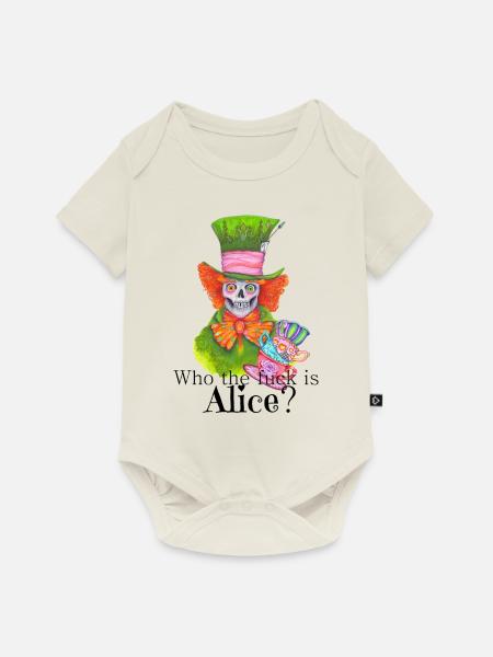 Mad Eddy - Baby Premium Kurzarmbody - Naturweiß