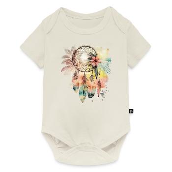 Traumfänger - Baby Premium Kurzarmbody - Naturweiß - Vorne