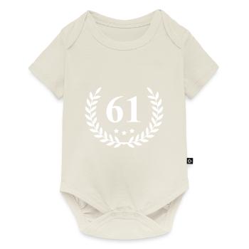 61 Couronne numérique - Body à manches courtes Premium Bébé - blanc cassé - Devant