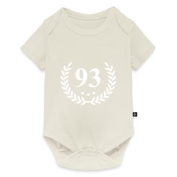 93 Couronne numérique - Body à manches courtes Premium Bébé - blanc cassé - Devant