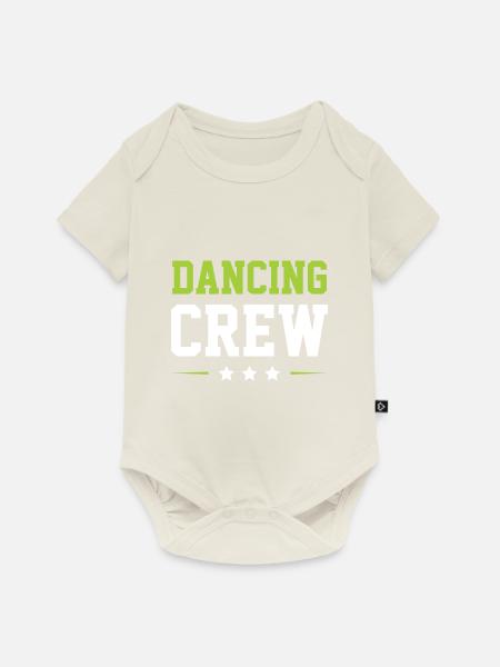 Dancing Crew - Baby Premium Kurzarmbody - Naturweiß