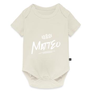Matteo - Body à manches courtes Premium Bébé - blanc cassé - Devant