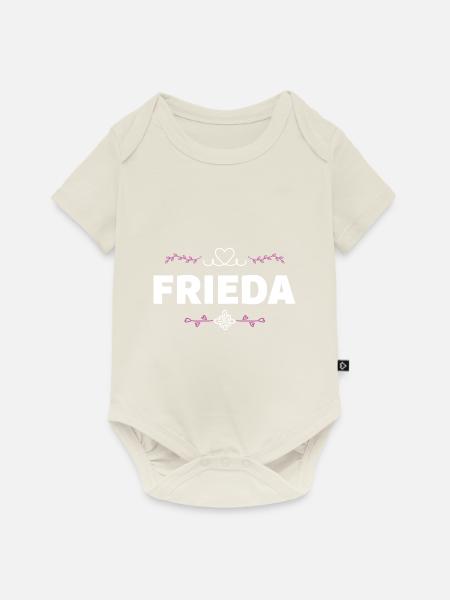 Frieda - Baby Premium Kurzarmbody - Naturweiß