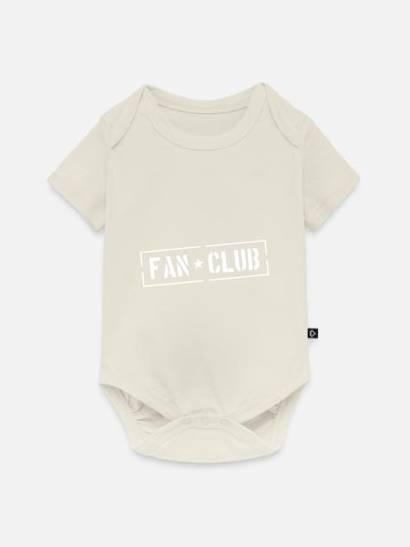 Fan Club - Baby Premium Kurzarmbody - Naturweiß