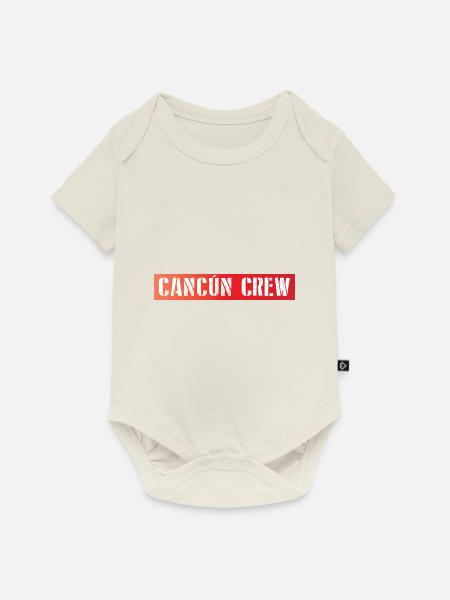 Cancun Crew - Baby Premium Kurzarmbody - Naturweiß