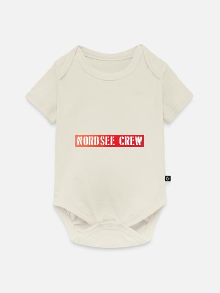Nordsee Crew - Baby Premium Kurzarmbody - Naturweiß