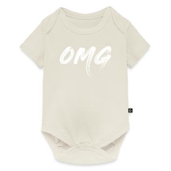 OMG, blanc - Body à manches courtes Premium Bébé - blanc cassé - Devant