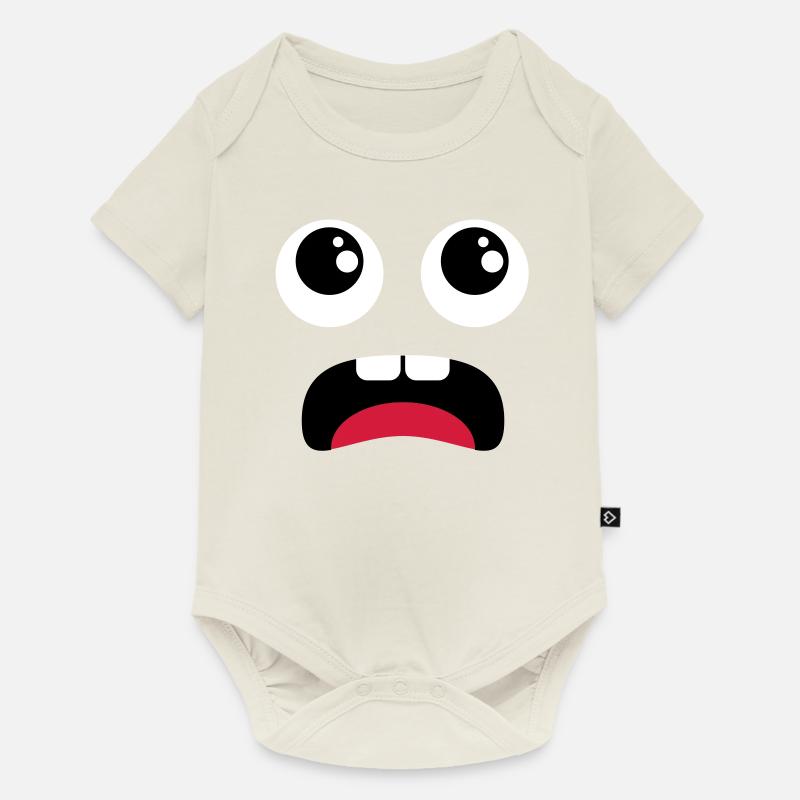 Surpris - comiqueSurpris - Comic - Body à manches courtes Premium Bébé - blanc cassé