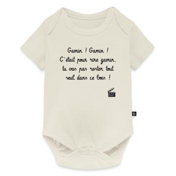Gamin ! Gamin ! C'est arrivé près de chez vous - Body à manches courtes Premium Bébé - blanc cassé - Devant