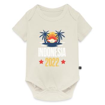 Indonesia 2022 - Baby Premium short-sleeve bodysuit - off white - Front
